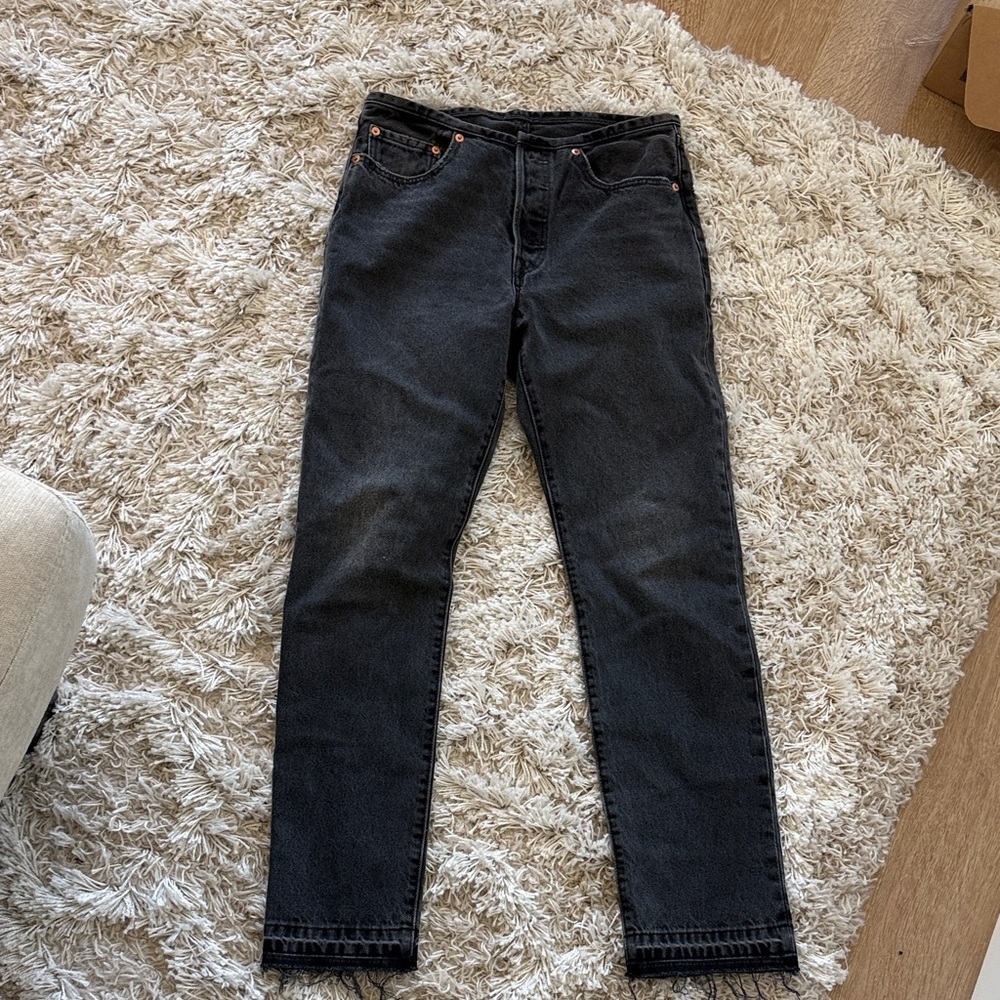 Levi's 501 Black Jeans Size 27